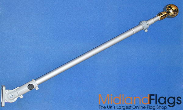 Aluminium Flag Pole and Wall Bracket